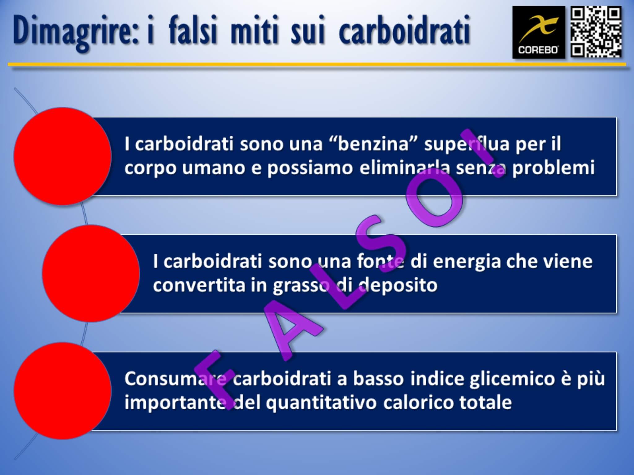 quanti carboidrati assumere e falsi miti