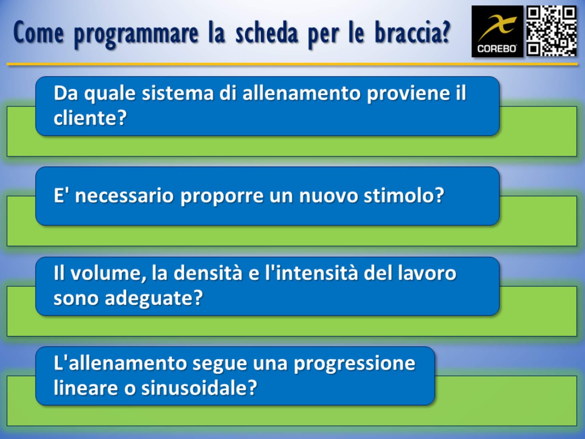 scheda allenamento braccia