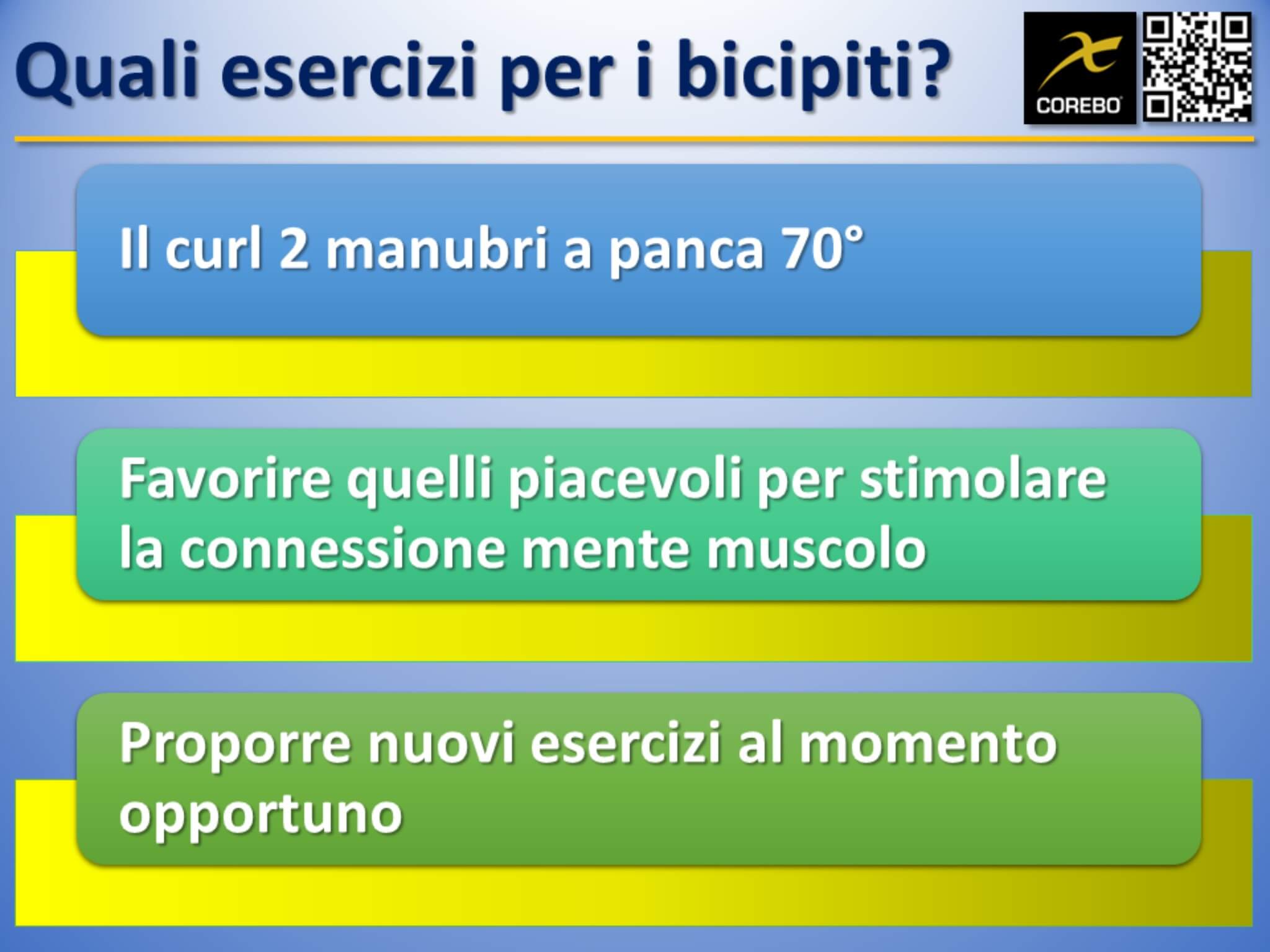 scheda allenamento braccia