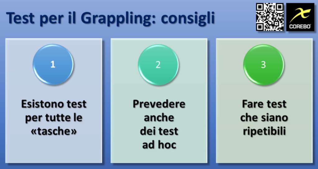 test per il grappling consigli