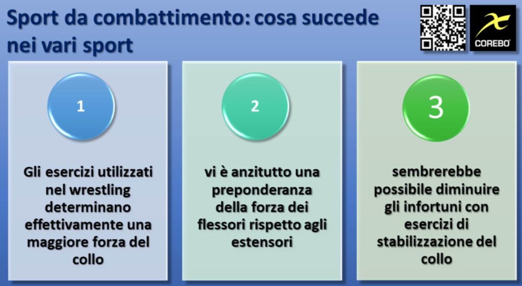 sport da combattimento e dolore cervicale