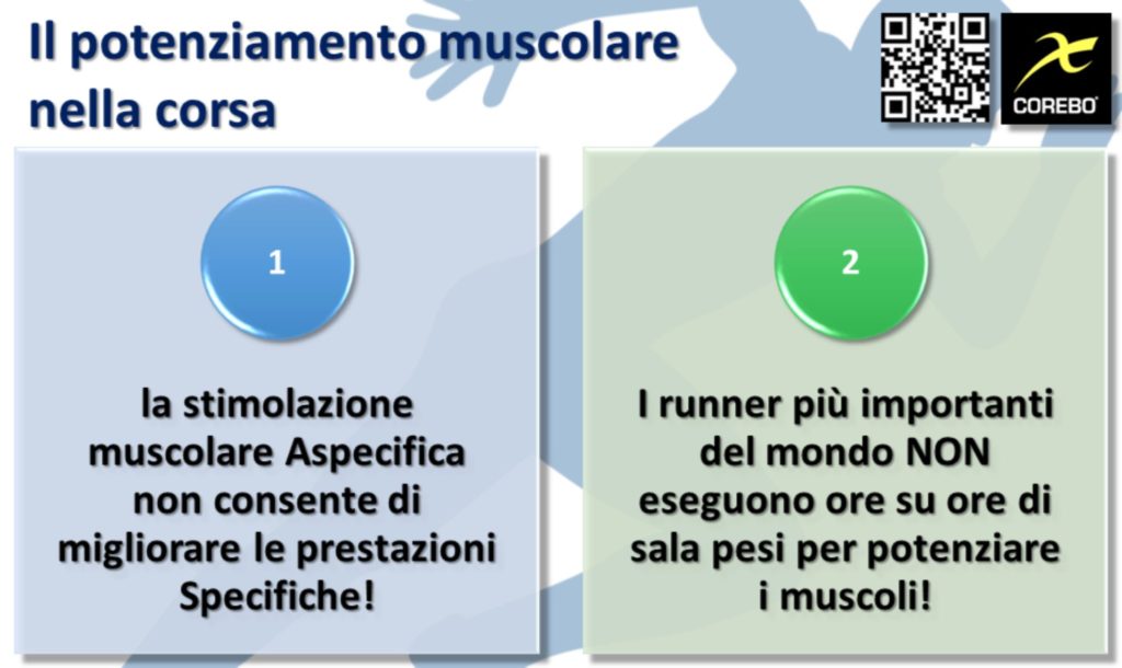 potenziamento muscolare nella corsa