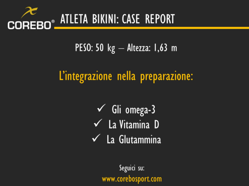 preparazione atleta bikini case report e integrazione alimentare 