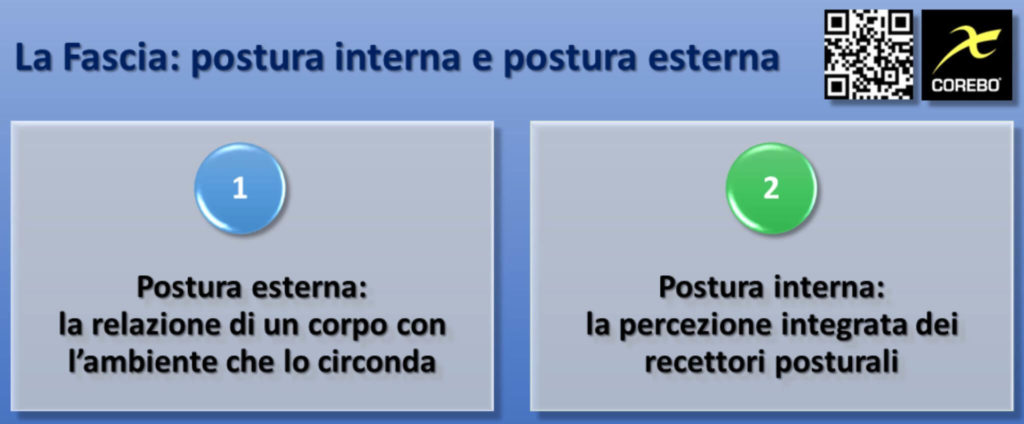 la fascia postura interna ed esterna