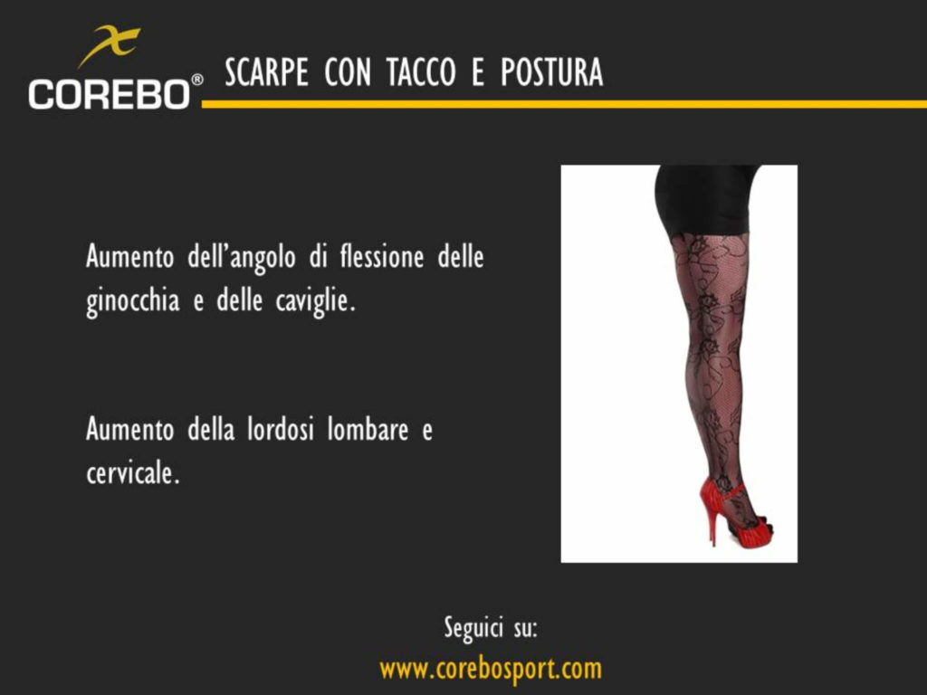 scarpe con tacco e postura