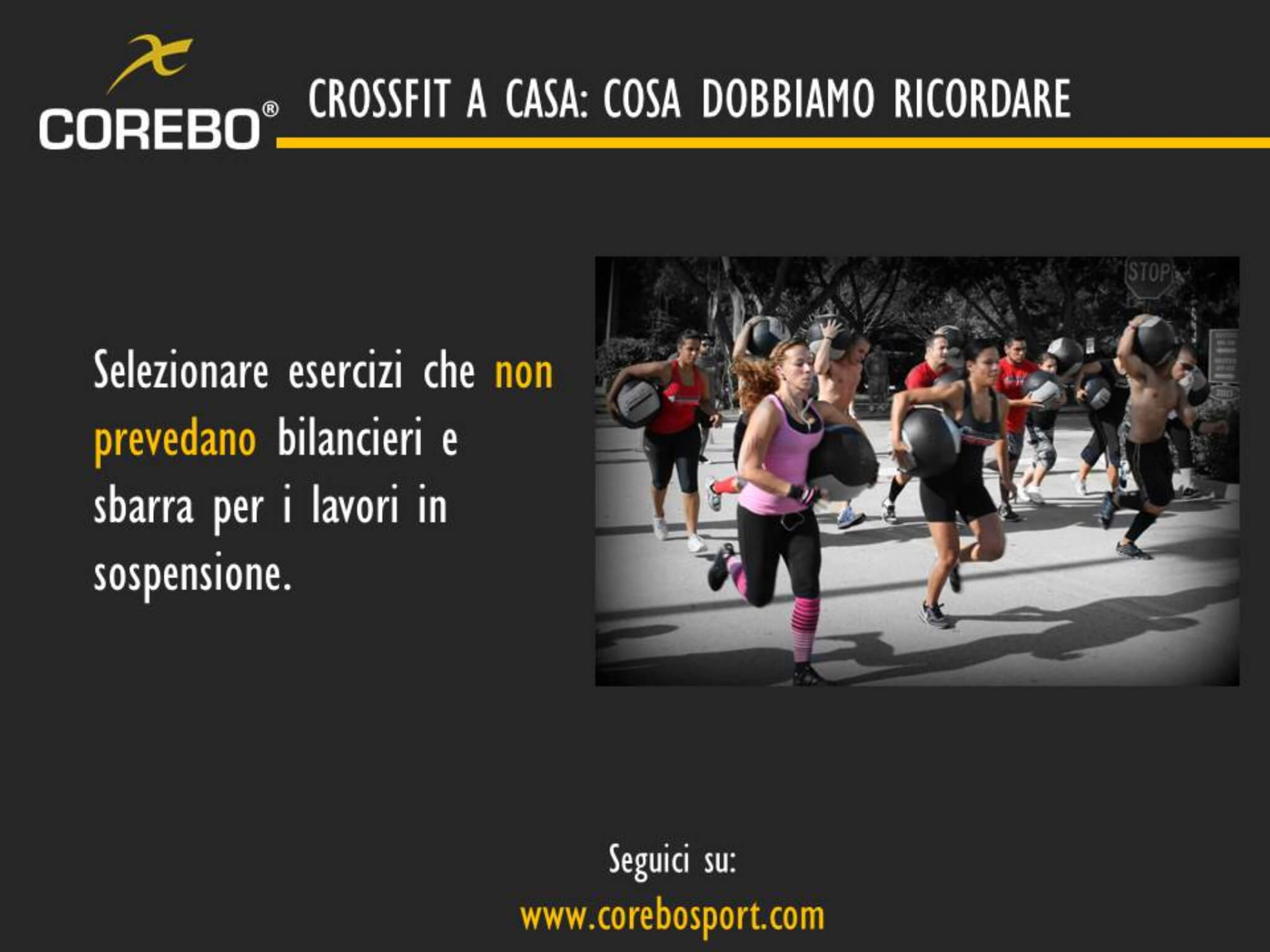 come praticare crossfit a casa