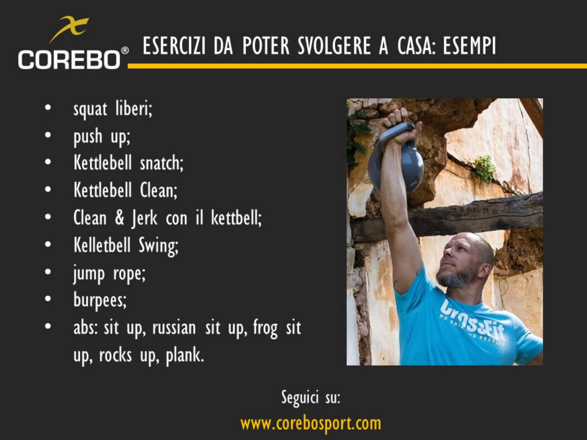 esercizi crossfit casa