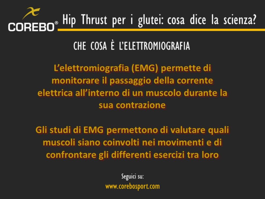 Elettromiografia e Hip Thrust