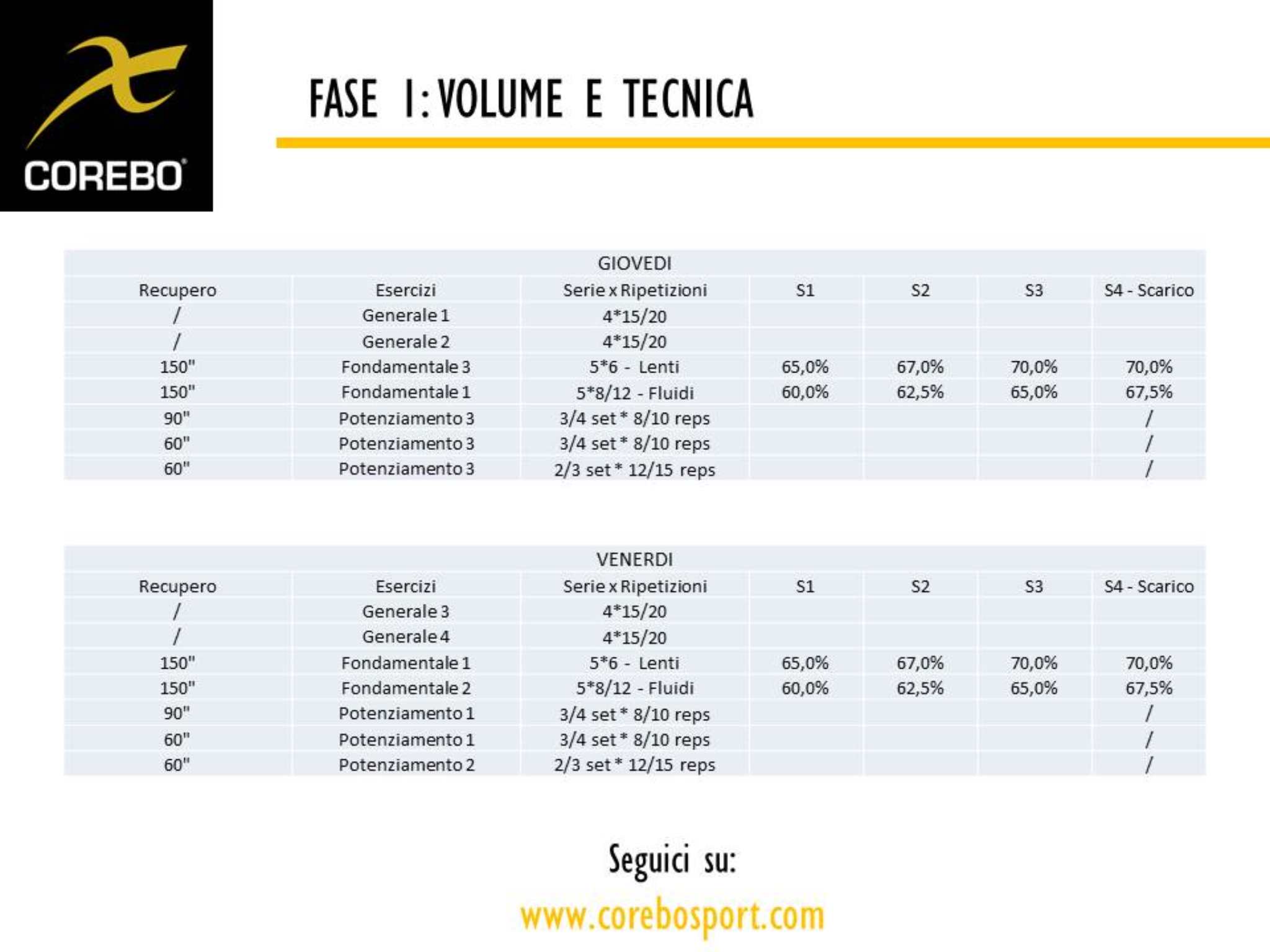 Scheda palestra forza esempio